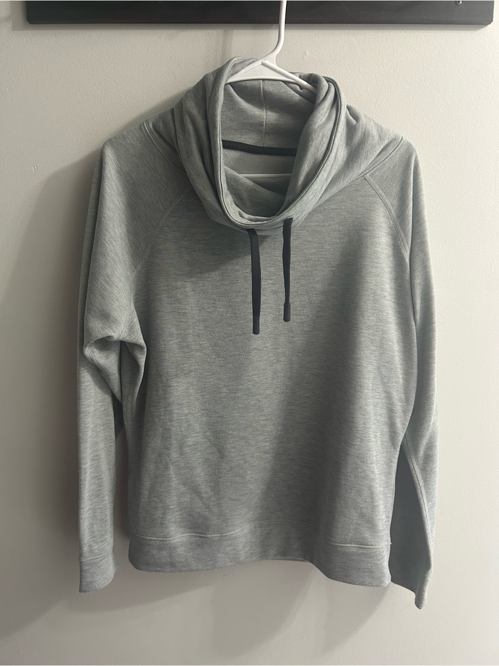Women’s Light Gray Pullover Funnel Neck Sweater